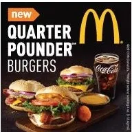 free McDonald's Quarter Pounder Burger for 25 My Coke Rewards Points