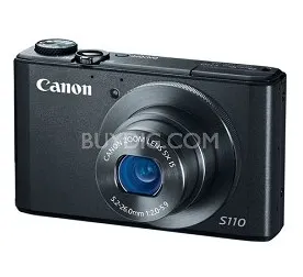 Canon PowerShot S110 Black Compact High Performance Digital Camera