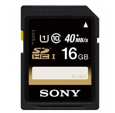 Sony 16GB High Speed SDHC UHS-1 Memory Card (SF16UY/TQMN) 