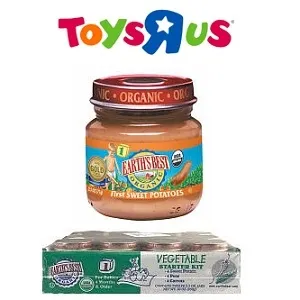 ToysRUs: Select Earth's Best Organic Baby Food 12-Packs 4 From $7.96