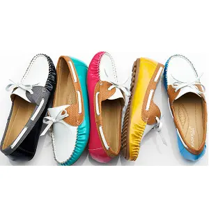 Groupon: Rasolli Women's Color-Block Boat Shoes