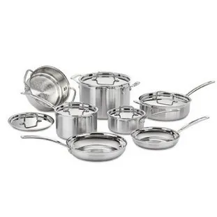 Cuisinart MCP-12N MultiClad Pro Stainless Steel 12-Piece Cookware Set