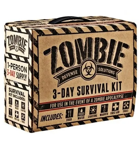 Every Day Carry Zombie 3 Day Survival / Disaster Preparedness Kit 5 Year Storage