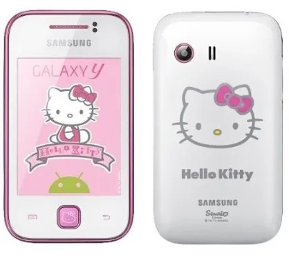 New Unlocked Hello Kitty Samsung Galaxy S5360 Android Wifi GSM White Smartphone