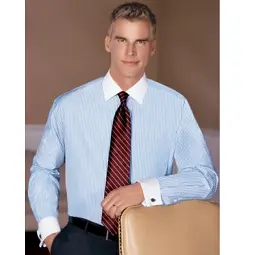 Jos A Bank Deal of Day: Signature Twill Stripe Dress Shirt