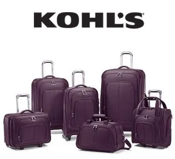 Kohls: Up To 65% OFF On Select Luggage + Extra 15% OFF