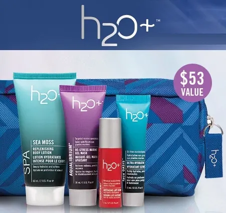 H2O Plus: Free Gift with any $28 purchase + 15% OFF