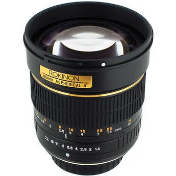 Rokinon 85mm f/1.4 Aspherical Lens