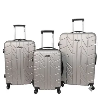 Woot Home: Jeep Tracker 3-Piece Hardside Luggage Set
