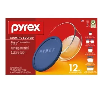 Pyrex 12-Piece Round Storage Plus Set