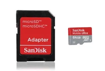 SanDisk 64GB Ultra UHS-I Class 10 microSDXC Card