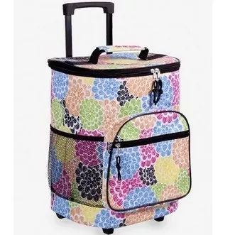 Home Essentials Insulated Floral Rolling Cooler