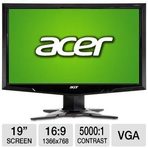 Acer G185HV 19" Class Widescreen LCD Monitor