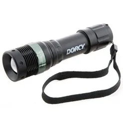 Dorcy High Beam LED Aluminum Flashlight 130 Lumens Water Resistant W/ Strobe