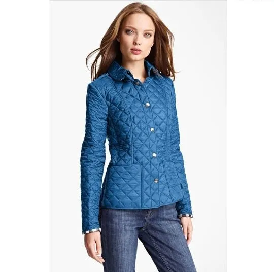 Burberry Brit 'Kencott' Patch Pocket Quilted Coat