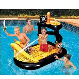 Banzai Ahoy Matey Inflatable Pirate Ship