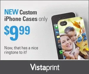 Vistaprint: Custom iPhone Cases 50% Off, from $9.99