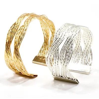 Tiffany & Co Inspired Braided Cuff Bracelet