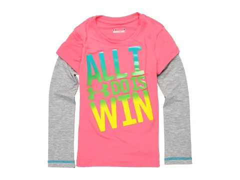 Under Armour Kids Girls' Win L/S Slider (Little Kids)
