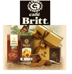 Cafe Britt: Mix and match 25 Gourmet coffees, chocolates, nuts and sweets and get two extra FREE bags