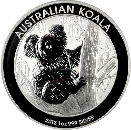 2013 Australia 1 Oz Silver Koala Gem Brilliant Uncirculated $1 SKU27172