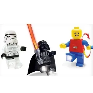 Groupon:  Classic, Stormtrooper, or Darth Vader LED Lego Torch