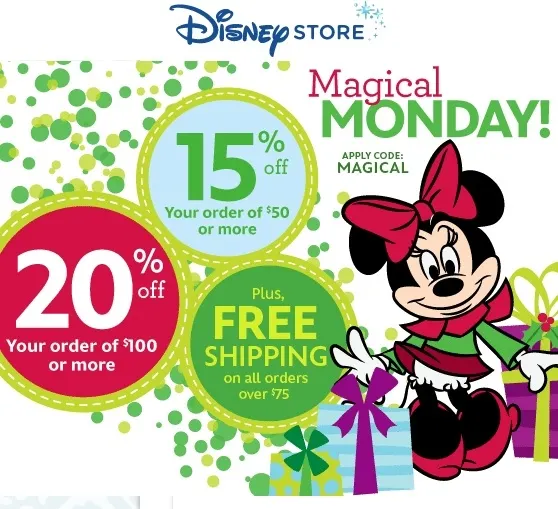 DisneyStore Magical Monday Sale: Up to 20% OFF
