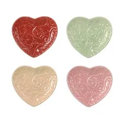 Pfaltzgraff Daily Deal: Pfaltzgraff Sweetheart Tidbit Plates, Set of 4