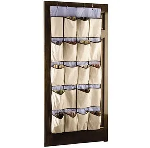 Rubbermaid Hanging Canvas 20-Pocket Shoe Organizer