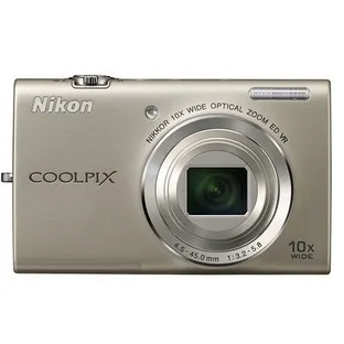 Nikon Coolpix S6200 16.0-Megapixel Digital Camera - Silver