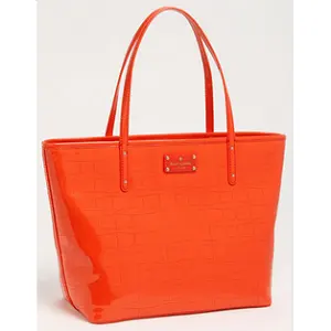 kate spade new york signature spade small coal perforated tote
