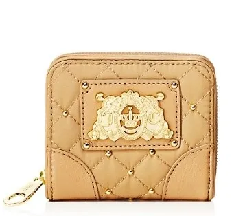 Juicy Couture Quilted Nylon Small French Purse