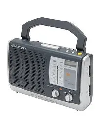 EMERSON Portable Weather Clock Radio