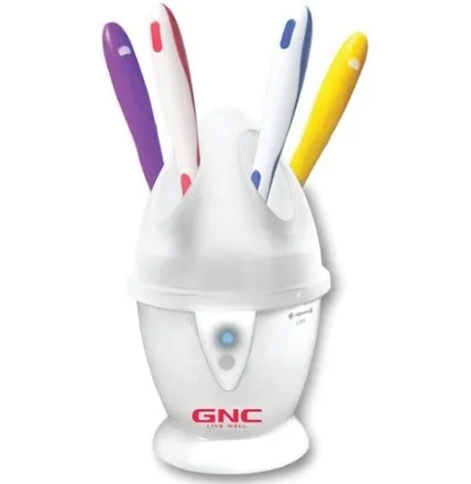 GNC SaniBrushPro Family-Size Antibacterial 4-Toothbrush Sanitizer