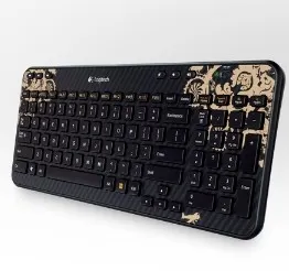 Logitech Wireless Keyboard K360 (Victorian Wallpaper) - Dented Box