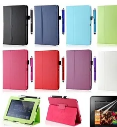 Bundles Kindle Fire HD 7" 3-in-1 Case Cover Protecto​​r Accessory 