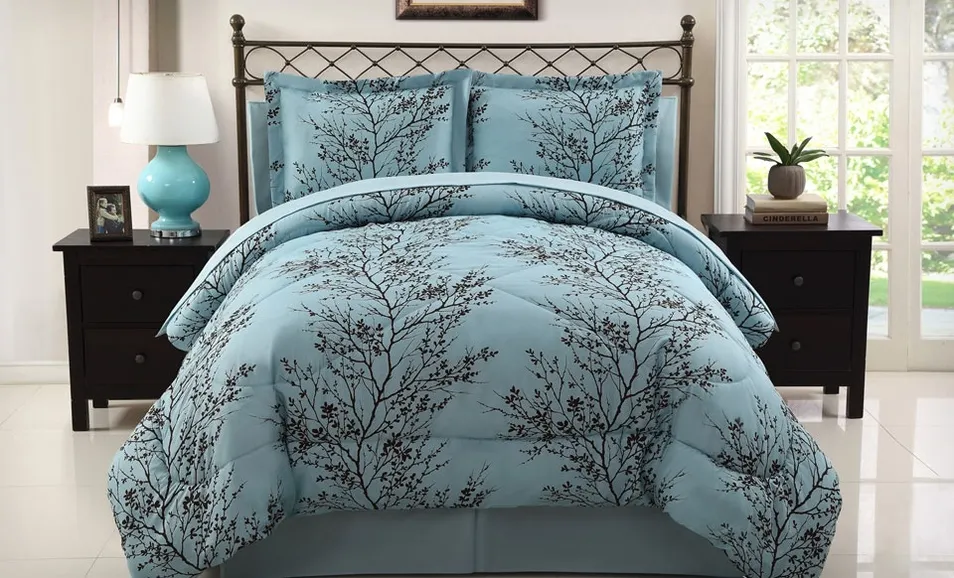 Groupon: Victoria Classics 8-Piece Reversible Comforter Sets