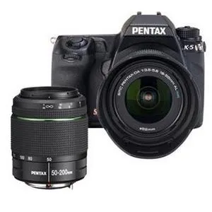 Adorama: Pentax K-5 Digital SLR Camera with 18-55mm and 50-200mm lens