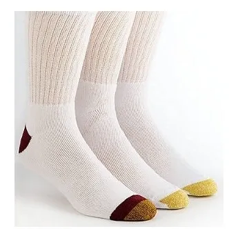 GOLD TOE Men's Three-Pack Cushioned Socks for $6.03