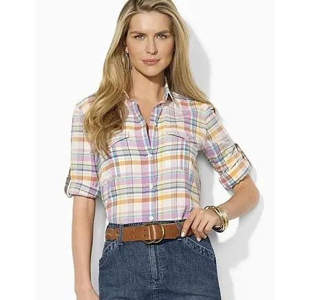 Lauren Ralph Lauren Plaid Cotton Workshirt