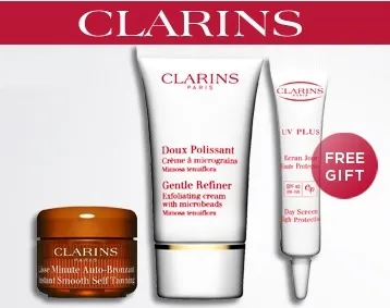Clarins: Free Summer Essential Kit with purchase over $45