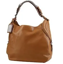 Lauren Equestrian Nappa Chain Hobo