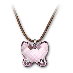 Swarovski Butterfly Light Amethyst Mini Pendant