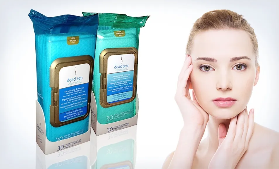 Groupon: Dead Sea Elements Facial Wipes