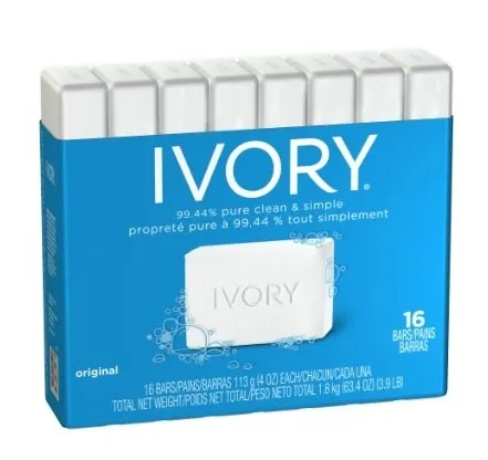 Ivory Original 16-Count: Bath Size Bars (4 Oz), 64 Ounce