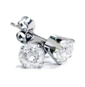 1.50CT Diamond Studs 14K White Gold