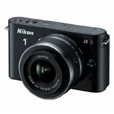 Nikon 1 J2 10.1 MP HD Digital Camera with 10-30mm VR Lens (Black)