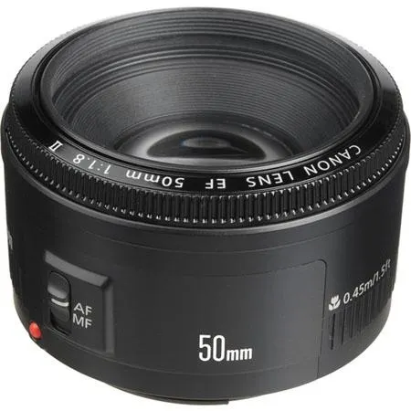 Canon EF 50mm f/1.8 II Standard AutoFocus Lens