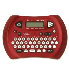 Brother Personal Electronic Handheld Labeler - Metallic Red 