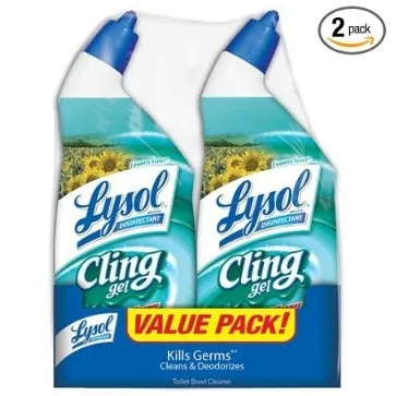 Lysol Cling Gel Toilet Bowl Cleaner, 2-24 Ounce bottles